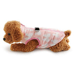Cat Dog Coat Vest Winter Dog Clothes Breathable White Purple Yellow Costume Cotton Bowknot Keep Warm XXS XS S M L XL