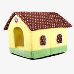 Rodents Dogs Rabbits Beds Tent Cave Bed Pet House Fabric Pet Covers Solid Colored Portable Tent Yellow Red Pink