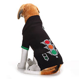 Dogs Sweater Winter Dog Clothes Black Costume Corgi Beagle Shiba Inu Acrylic Fibers Geometic Casual / Daily XS S M L XL XXL