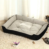 Multi Color Cotton Cute Box Shape Pet Bed for Dogs Cats 70*52*15 cm / 28*20*6 inch