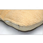 Dog Mattress Pad Bed Bed Blankets Cotton Pet Mats & Pads Solid Colored Leopard Soft Beige Leopard