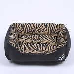 Multi Color Polyester Cute Box Shape Pet Bed for Dogs Cats 58*45*14 cm / 23*18*6 inch