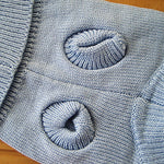 Cat Dog Sweater Winter Dog Clothes Light Blue Costume Cotton Solid Colored XS S M L XL