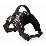 Cat Dog Harness Padded Adjustable / Retractable Solid Textile Red Camouflage Color Leopard