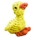 Little Yellow Duck Shape Handmade Rope Pets Toy
