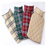 Dog Coat Vest Winter Dog Clothes Brown Green Red