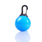 Cat Dog Tag LED Lights Batteries Included Solid Colored Plastic Transparent White Orange