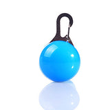 Cat Dog Tag LED Lights Batteries Included Solid Colored Plastic Transparent White Orange